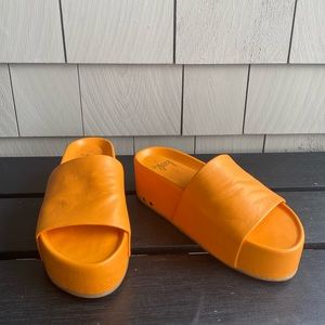 Beek Albatross Leather Platform Sandal